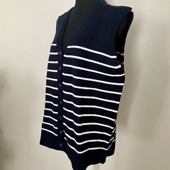 NWT Zara Striped Knit Vest - Picture 6 of 11
